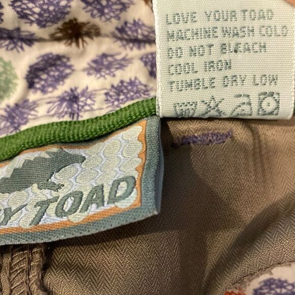 Horny Toad Sz 8 Khaki Outdoor Hiking Camping Pocket Lightweight Crop Pants - Picture 8 of 8